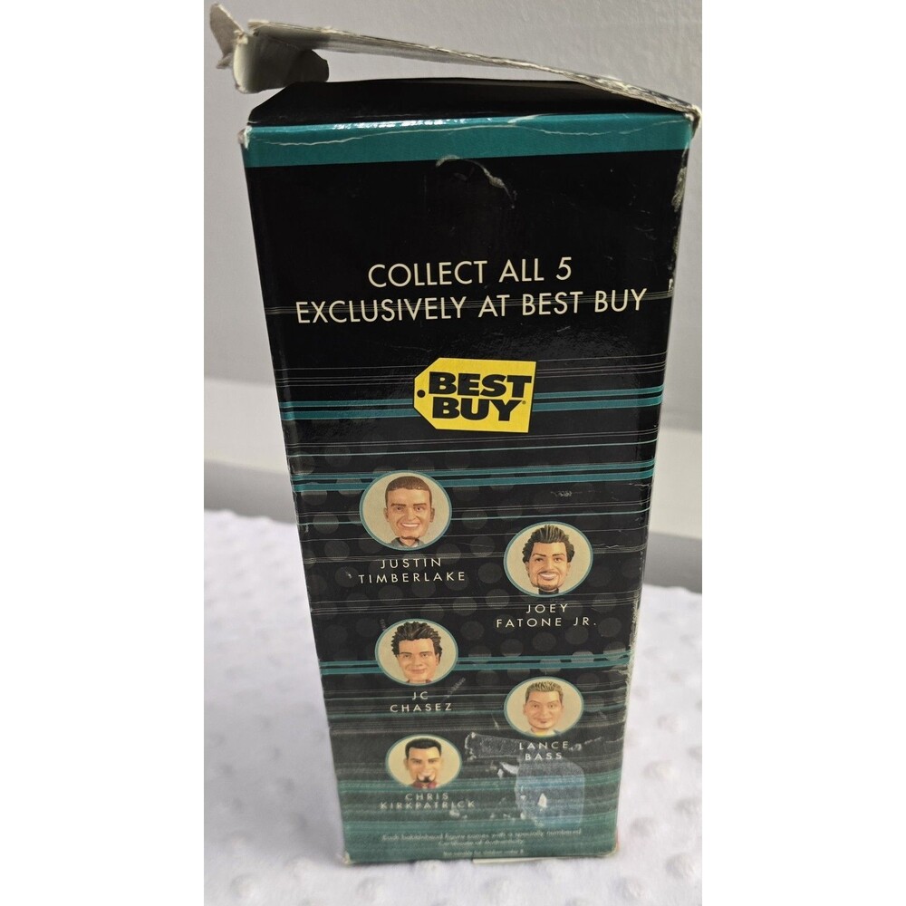 N SYNC Joey Fatone Jr. Bobble Head Doll 8-inch Best Buy Exclusive 2001 NSYNC Box - Picture 4 of 7